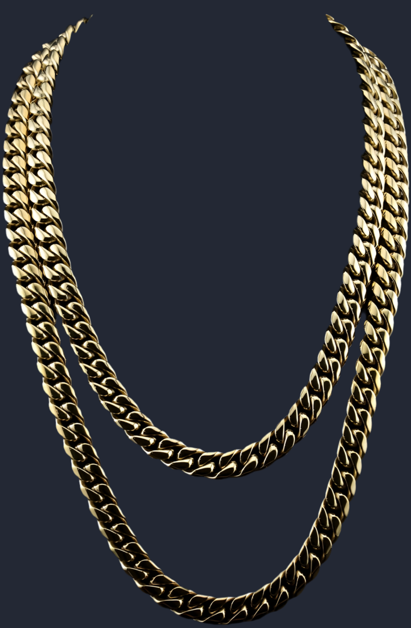 Cuban Chain Gold 12mm