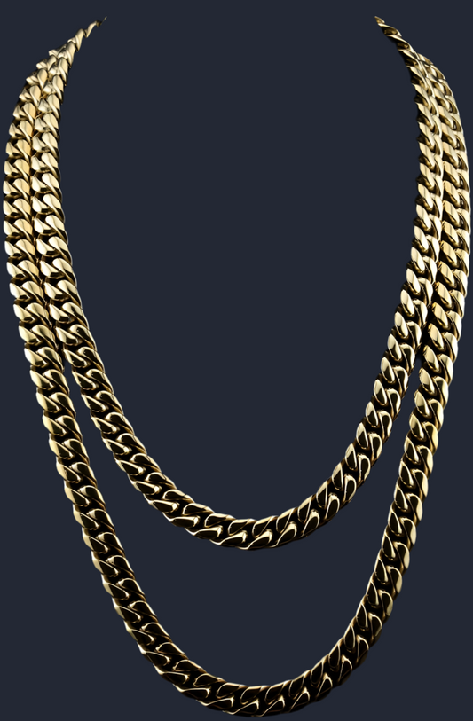 Cuban Chain Gold 12mm
